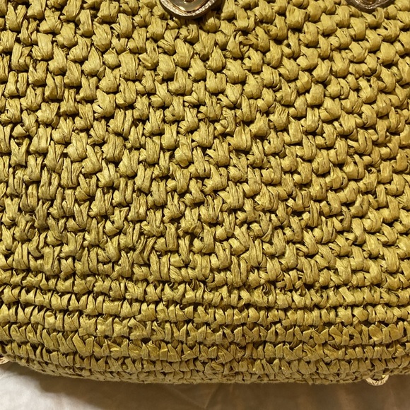 RARE Like new Michael Kors Straw Wicker raffia Shoulder Bag x large - Picture 16 of 16